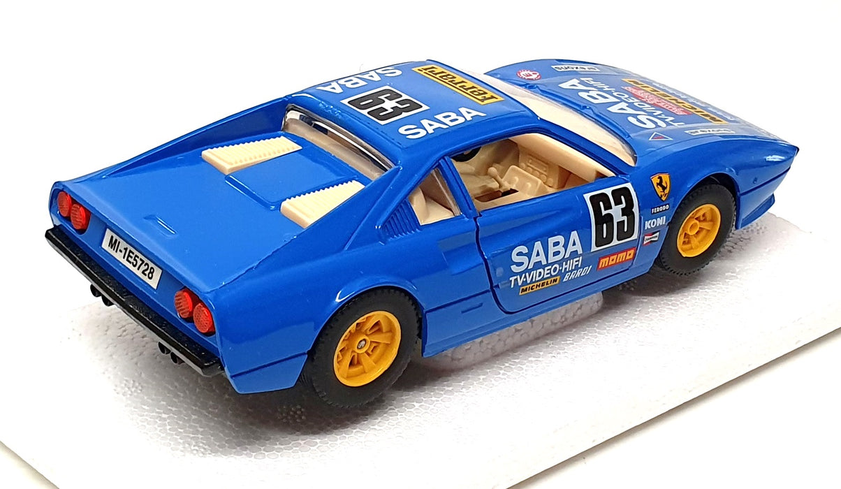 Burago 1/24 Scale Diecast 9148 - Ferrari 308 GTB Race Car #63 - Blue
