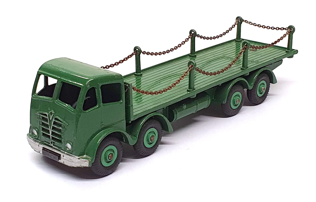Dinky Supertoys Original Diecast 905 - Foden Flat Truck With Chains - Green