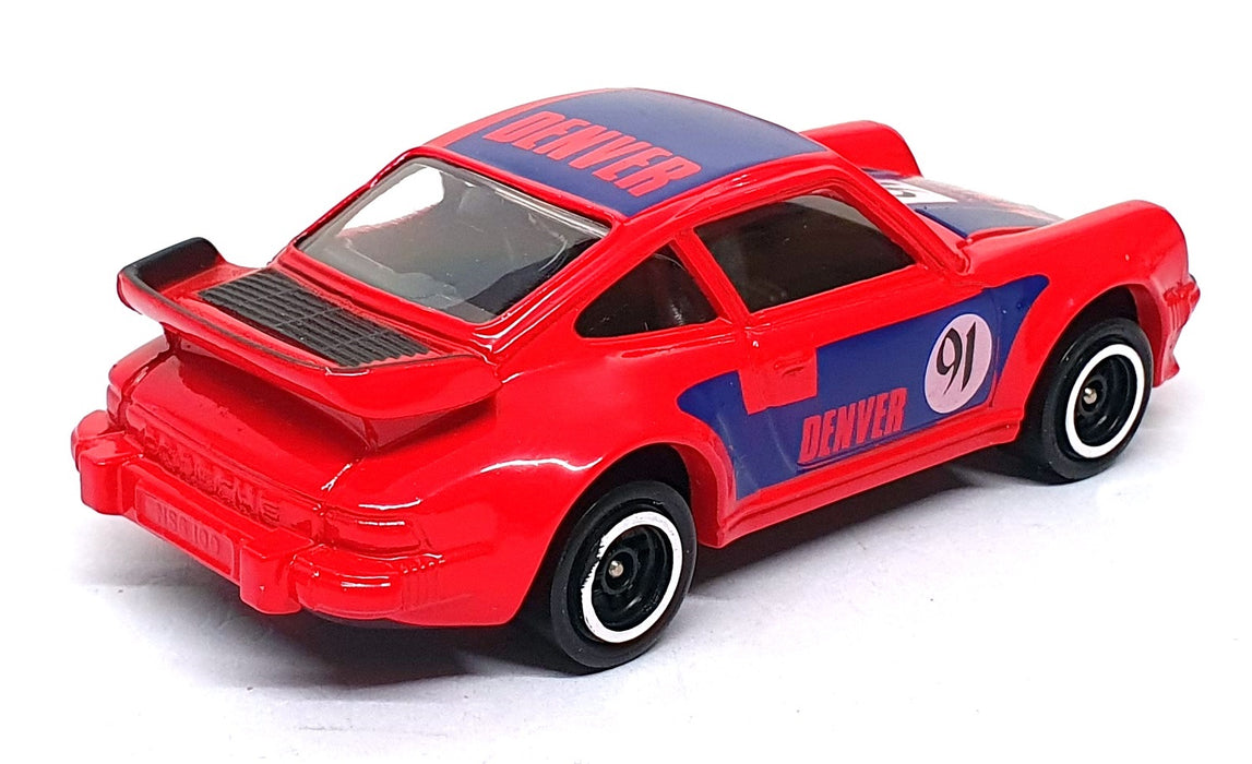 Corgi Appx 10cm Long Diecast C139/2 - Porsche 911 Race Car - Red/Blue