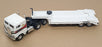 Shinsei 1/53 Scale 631 - Freightliner Truck With Low Loader Trailer - White