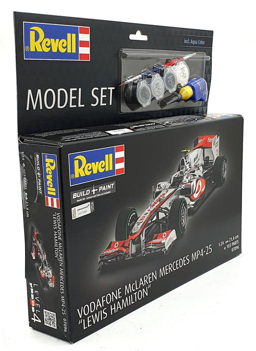 Revell 1/24 Scale Unbuilt Kit 07096 McLaren Mercedes MP4-25 Hamilton Paint/Glue
