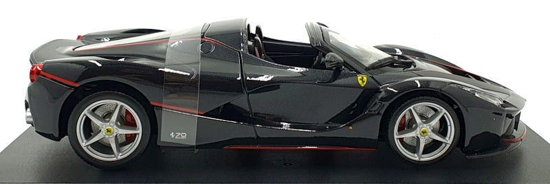 Burago 1/24 Scale Diecast 191223K - 2016 Ferrari La Ferrari Aperta - Black