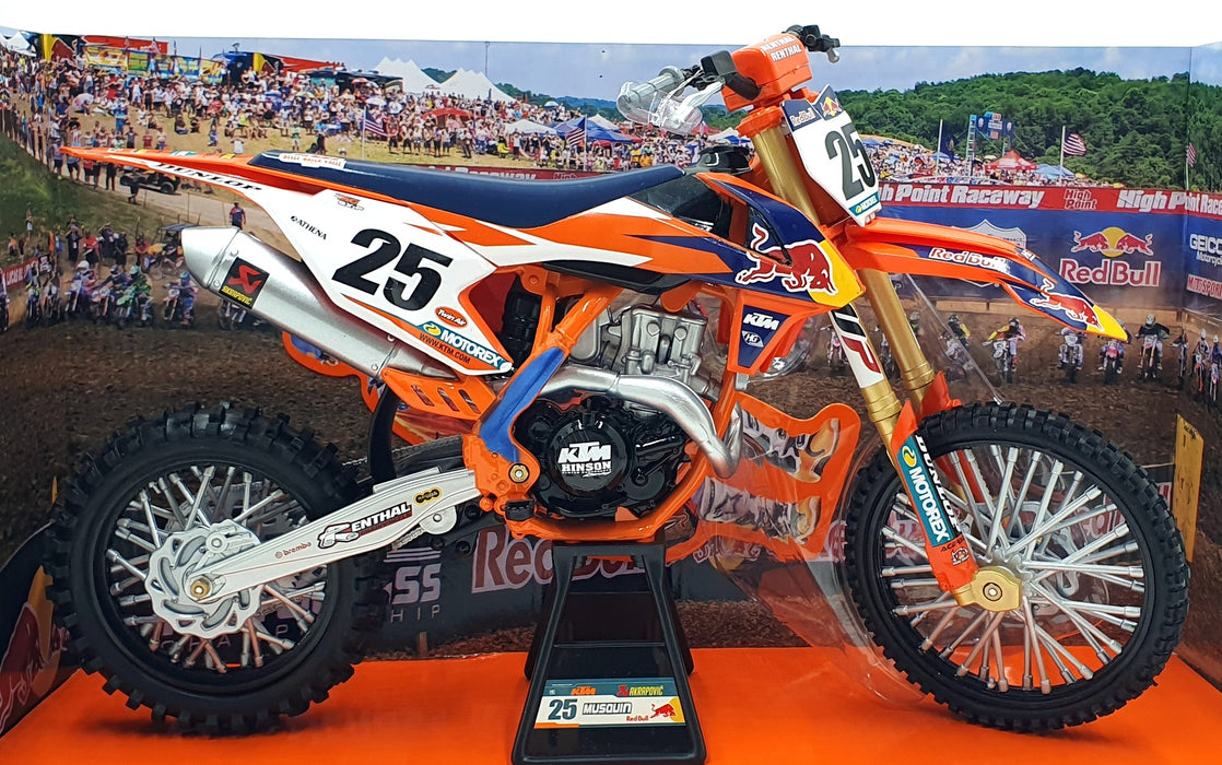 NewRay 1/6 Scale 49633 - KTM 450 SX-F Motorbike #25 Marvin Musquin
