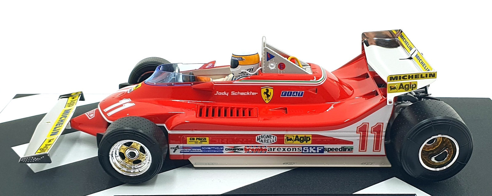 Burago 1/18 Scale Diecast 18-01545 Ferrari 312 T4 #11 1st Monaco '79 Scheckter