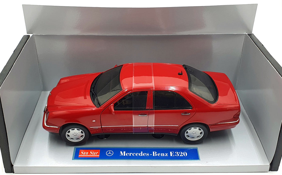 Sun Star 1/18 Scale Diecast 1152 - Mercedes Benz E320 - Red
