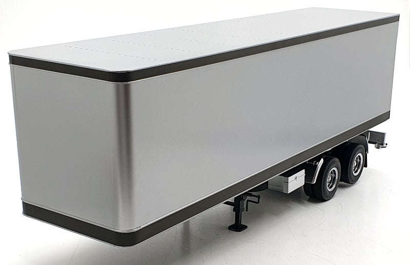 KK Scale Road Kings 1/18 Scale RK180168 Semi Automatic Truck Trailer Silver