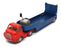 Corgi 20cm Long Original Diecast 1100 - Bedford Carrimore Low Loader - Red/Blue