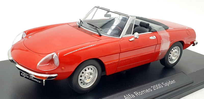 Norev 1/18 Scale Diecast 187880 - Alfa Romeo 2000 Spider 1978 - Red