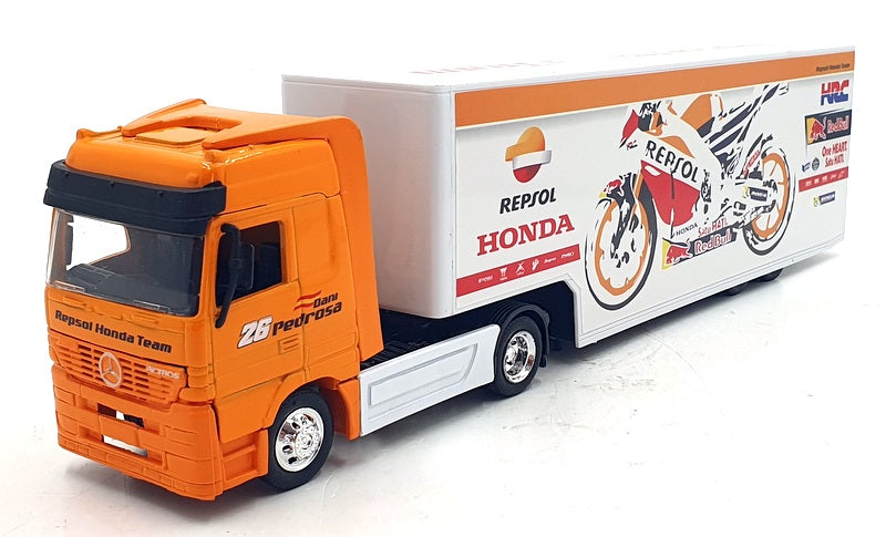 NewRay 1/43 Scale 15883 - Mercedes-Benz Actros Repsol Honda Team Truck