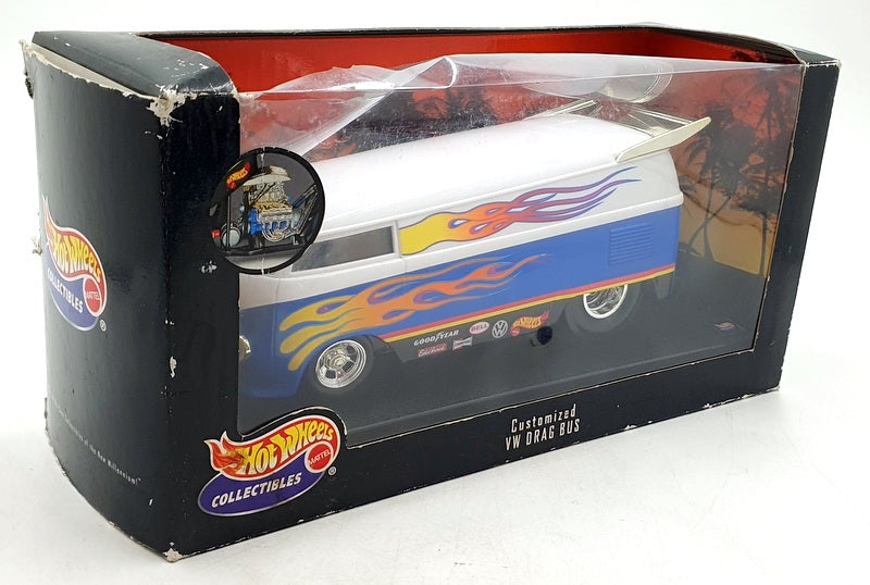 Hot Wheels 1/18 Scale Diecast 26416 - Customized VW Drag Bus Hot Wheels 1/18 Scale Diecast 26416 - Customized VW Drag Bus