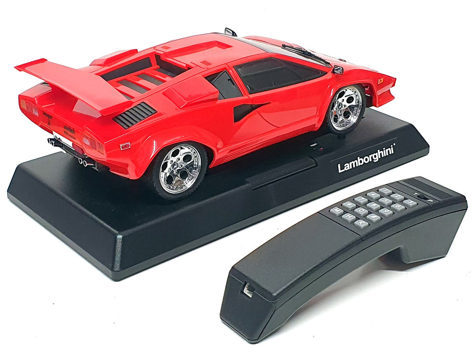Telemania Appx 35cm Long 02307 - Lamborghini Countach Vintage Telephone - Red