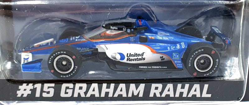 Greenlight 1/64 Scale 11561 NTT Indycar Series #15 G. Rahal - Blue/Black