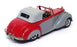 Top Marques 1/43 Scale HE5 - 1954 Alvis TC 21/100 Grey Lady D/Head - Grey/Red
