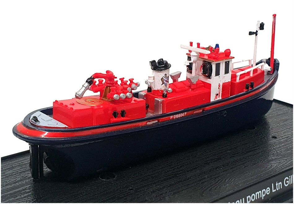 Del Prado 1/130 Scale PB01 Bateau pompe Ltn Gillet SDIS 78 Fire Boat - Red/Blue