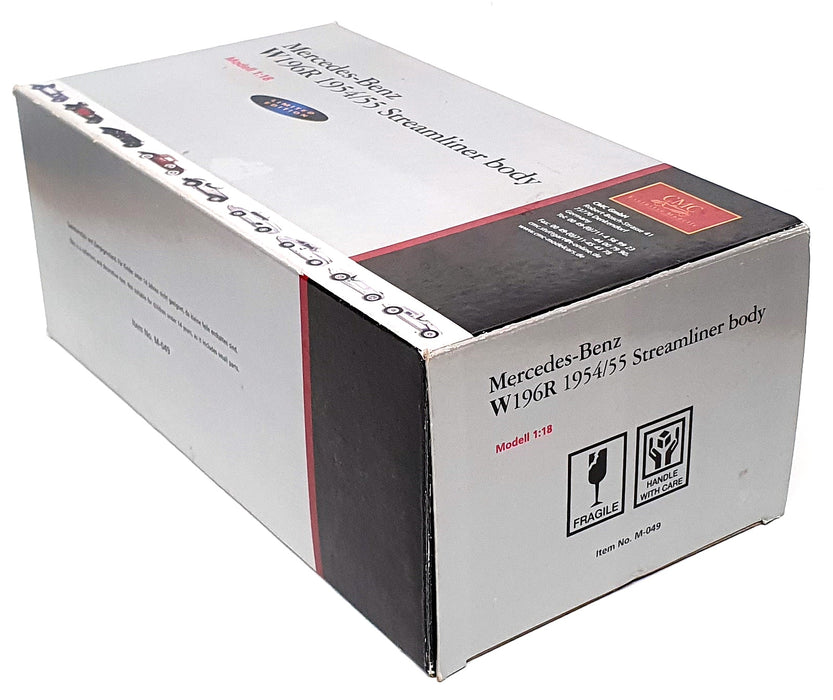 CMC 1/18 Scale Diecast M-049 Mercedes-Benz W196R 1954/55 Streamliner #18