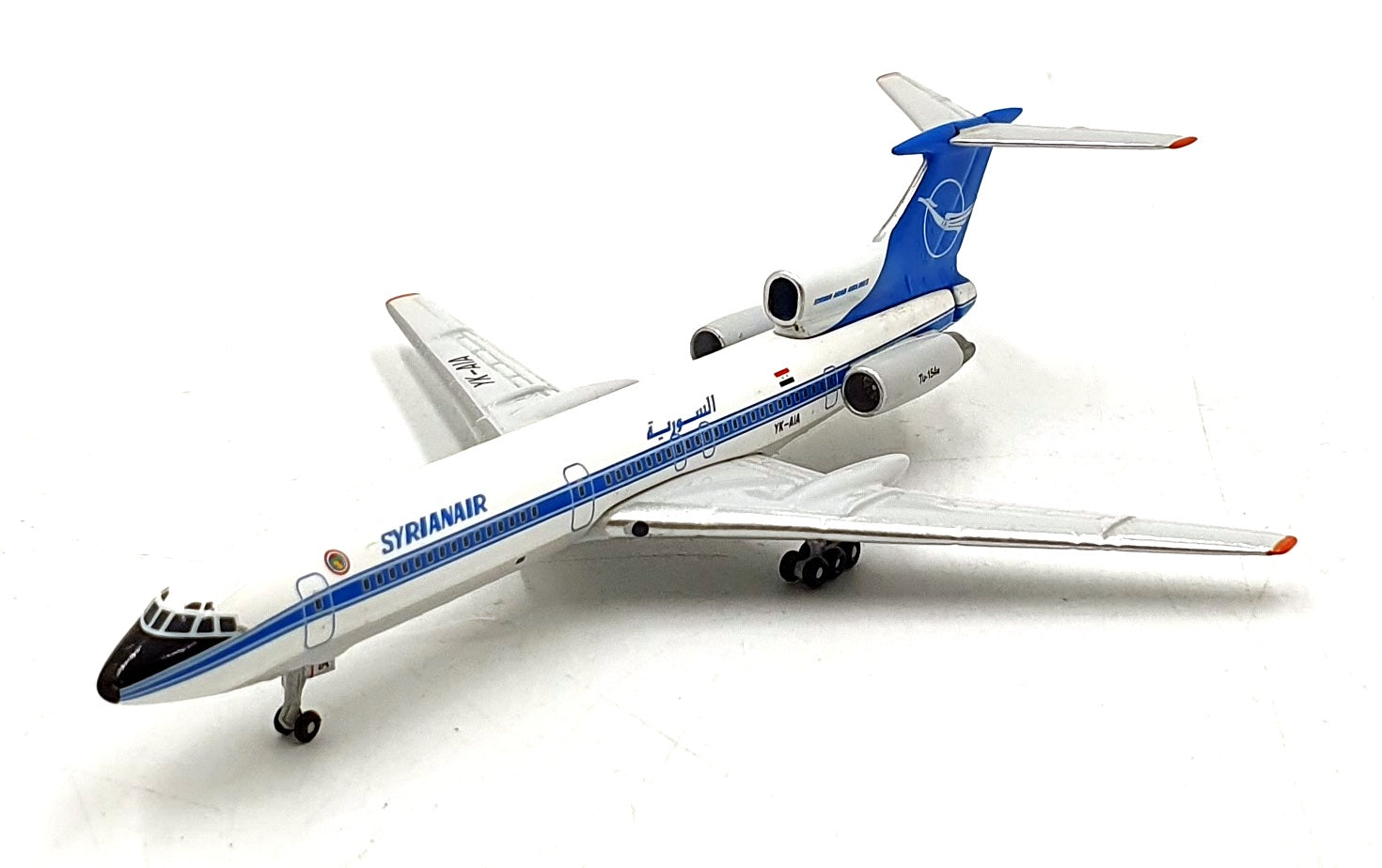 Aero Classics 1/400 Scale 090326 - Syrian Air Aviakor Tupolev Tu 154 Aircraft