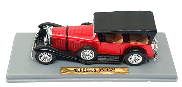 Solido 1/43 Scale 4132 - 1928 Mercedes Benz SS - Met. Red/Black