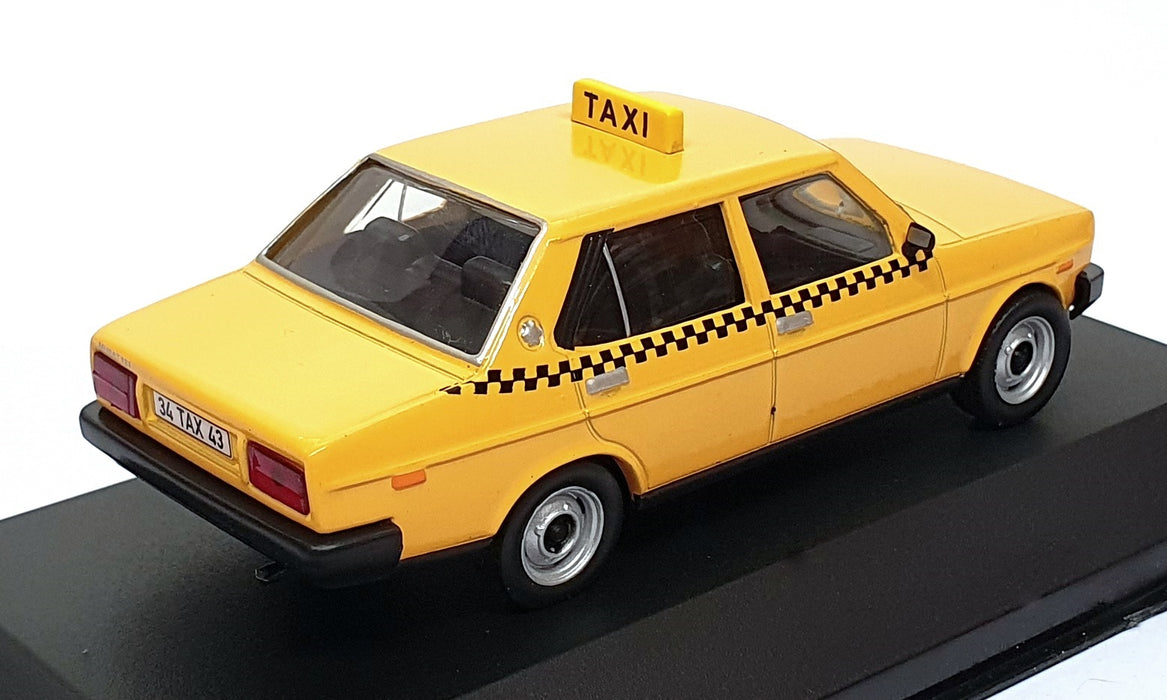 Altaya 1/43 Scale TAX43 - 1977 Tofas Murat 131 Istanbul Taxi - Yellow