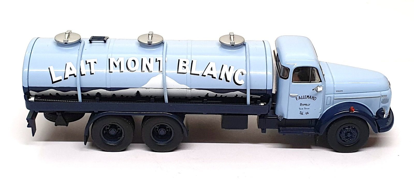 Ixo Models 1/43 Scale IX05E -  Volvo Tanker Truck F. Allemand - Blue