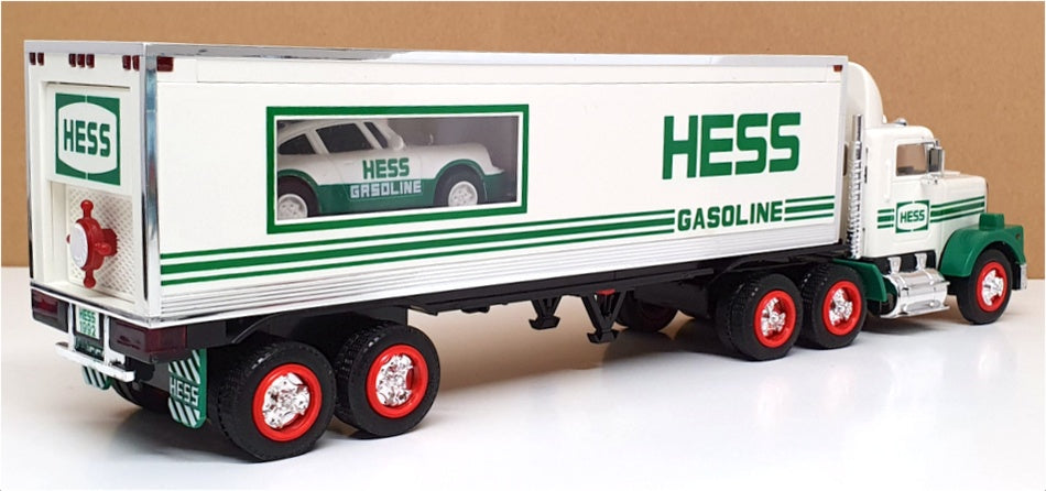 Hess Appx 37cm Long HES12 - 18 Wheeler & Racer With Lights
