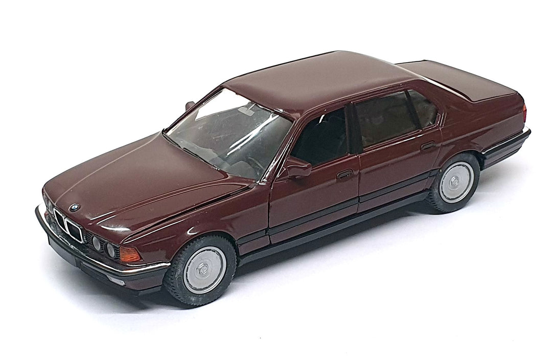 Schabak 1/24 Scale Diecast 1620 - BMW 750iL - Maroon