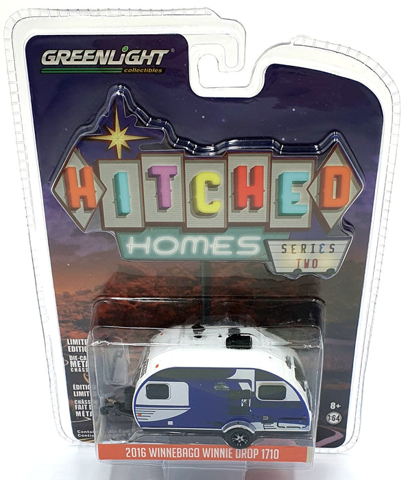 Greenlight 1/64 Scale 34020-D - 2016 Winnebago Winnie Drop 1710 - Blue