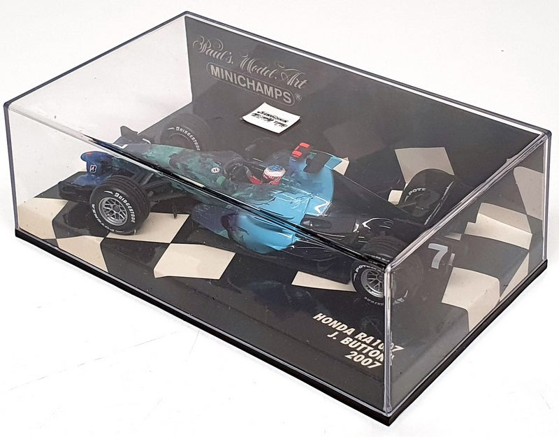 Minichamps 1/43 Scale 400 070007 - F1 Honda RA107 #7 Jenson Button 2007