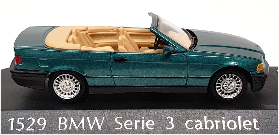Solido 1/43 Scale Diecast 1529 - BMW Series 3 Cabriolet - Met Green