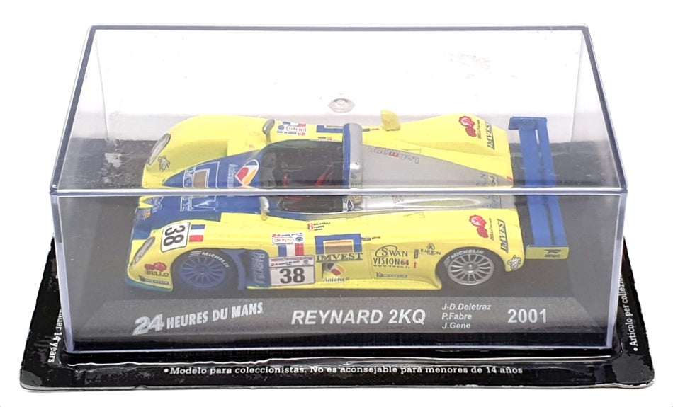 Altaya 1/43 Scale 27424T - Reynard 2KQ #38 24h Le Mans 2001