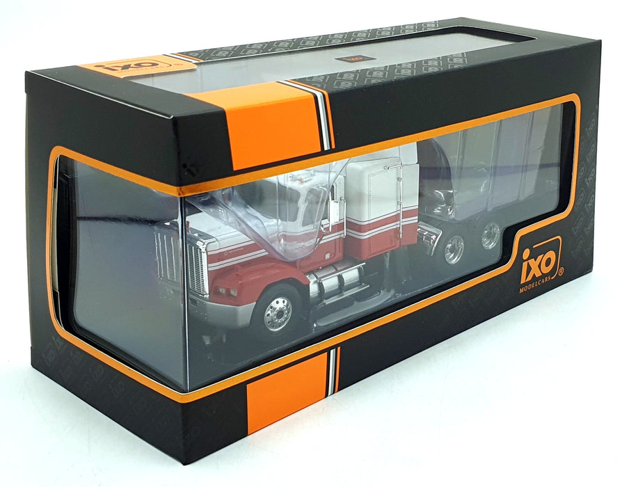 Ixo Models 1/43 Scale Diecast TR224.22 - 1988 GMC General SBFA Truck - White/Red