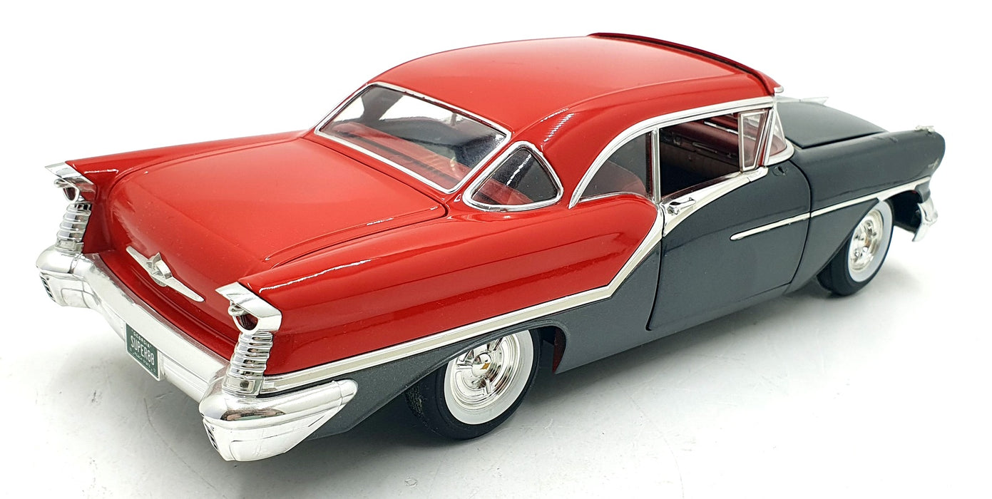 Acme 1/18 Scale Diecast A1808001 - 1957 Oldsmobile Super 88 Grey/Red