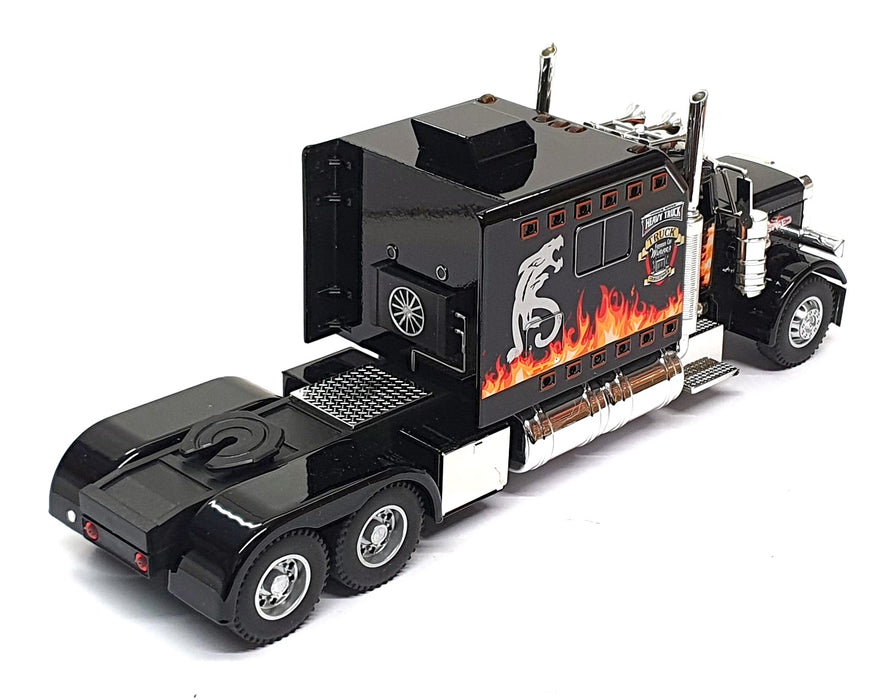 Hongsen 1/24 Scale HO124B - Peterbilt Truck With Lights & Sound - Black