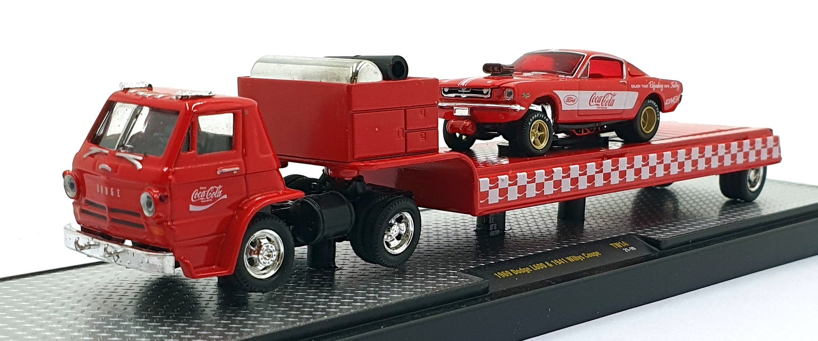 Castline M2 Machines 1/64 Scale TW14 1969 Dodge L600 & 1941 Willys Coupe