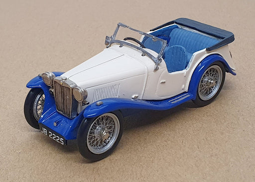 Abingdon Classics 1/43 Scale ACJ702 - MG P-Type 4 Seater - Ivory/Blue