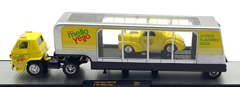 Castline M2 Machines 1/64 Scale DTW23 '69 Dodge L600 COE & '41 Willy's Coupe