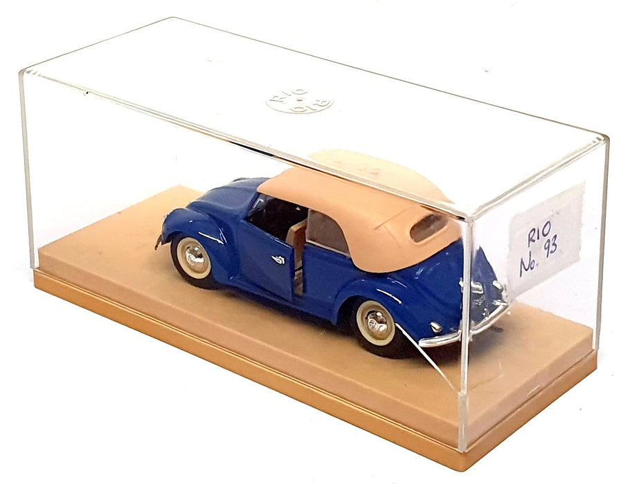 Rio Models 1/43 Scale No. 93 - 1949 Volkswagen Kafer Beetle - Blue/Beige