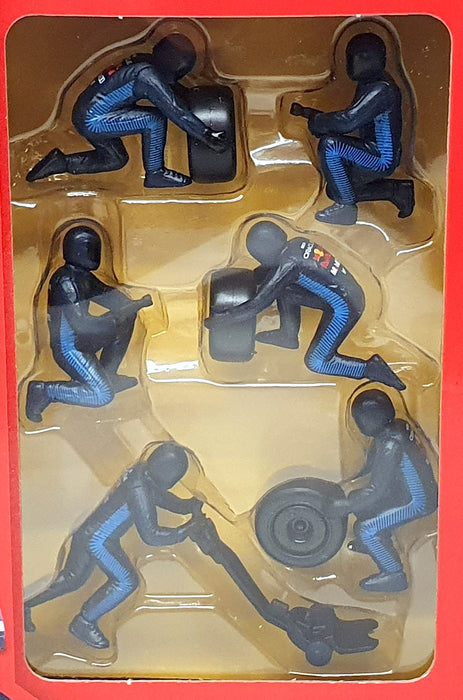 Burago 1/43 Scale 18-38453 - F1 Red Bull MV1 Pit Pass Diorama 2024 Verstappen