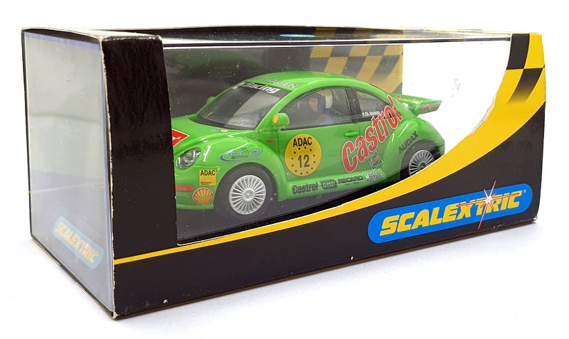 Scalextric 1/32 Scale Slot Car C2337 - VW Beetle #12 Castrol - Green