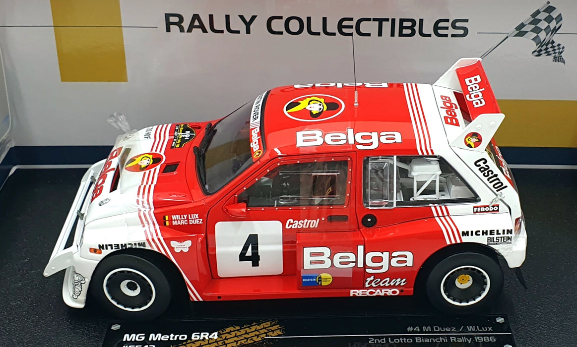 Sun Star 1/18 Scale Diecast 5543 - MG Metro 6R4 #4 2nd Bianchi Rally 1986