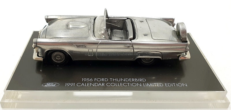 Ford Europe 1/32 Scale Pewter PEW01 1956 Ford Thunderbird 1991 Calendar Coll