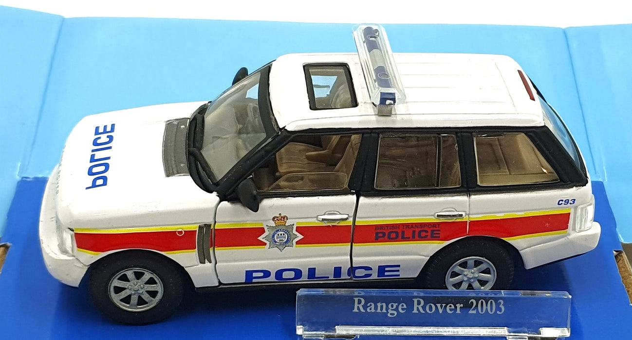Cararama 1/43 Scale 210226K - 2003 Range Rover Police Car - White