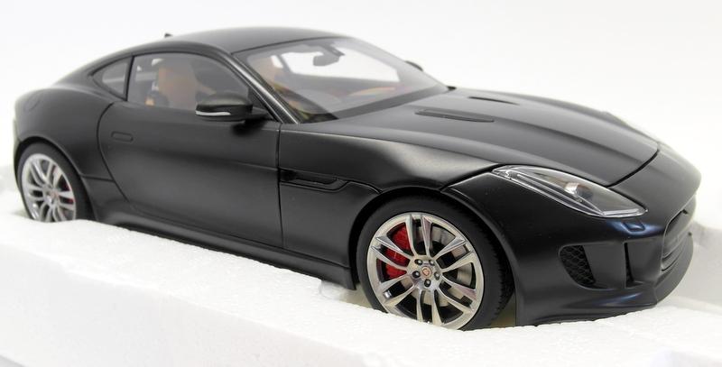 Autoart 1/18 Scale 73652 - Jaguar F-Type 2015 R Coupe - Matt Black