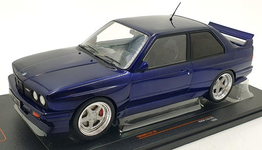 IXO Models 1/18 Scale Diecast 18CMC122 - BMW E30 M3 1989 - Met Dark Blue