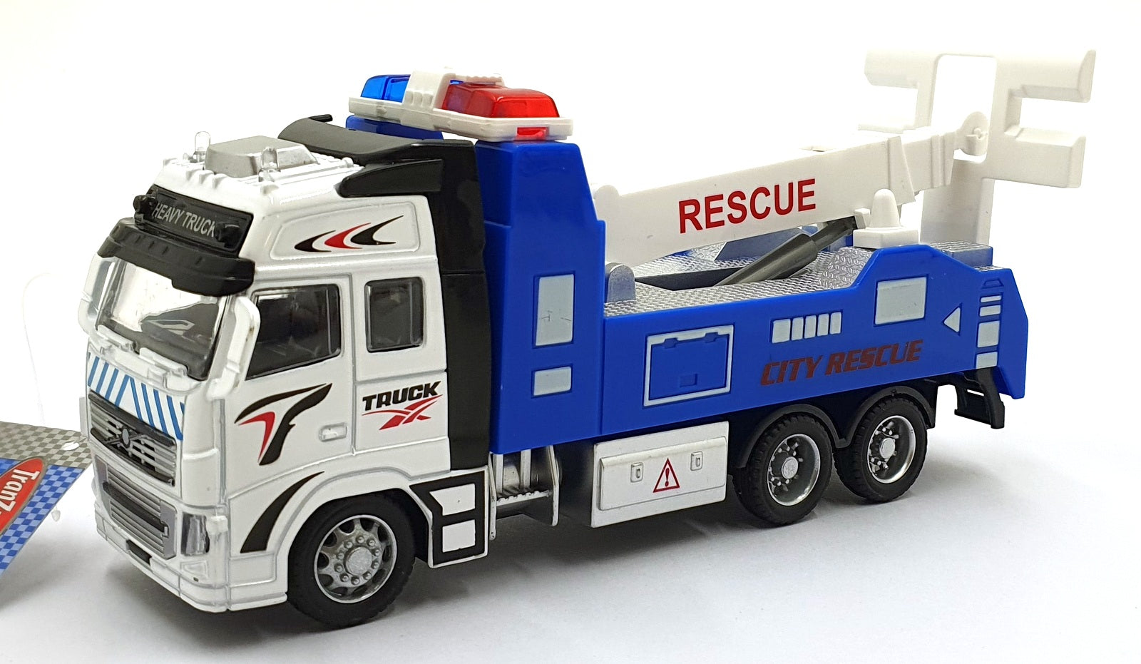 TranzMasters 20cms Pull Back and Go TY1003 - Pick Up Rescue Vehicle