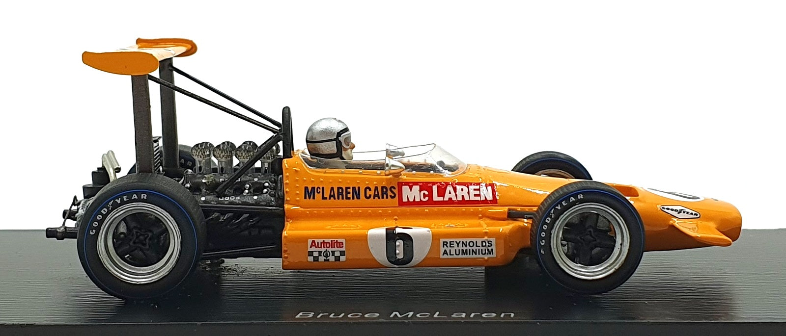 Spark 1/43 Scale S3125 - McLaren M7B #6 5th South African GP 1969 - McLaren