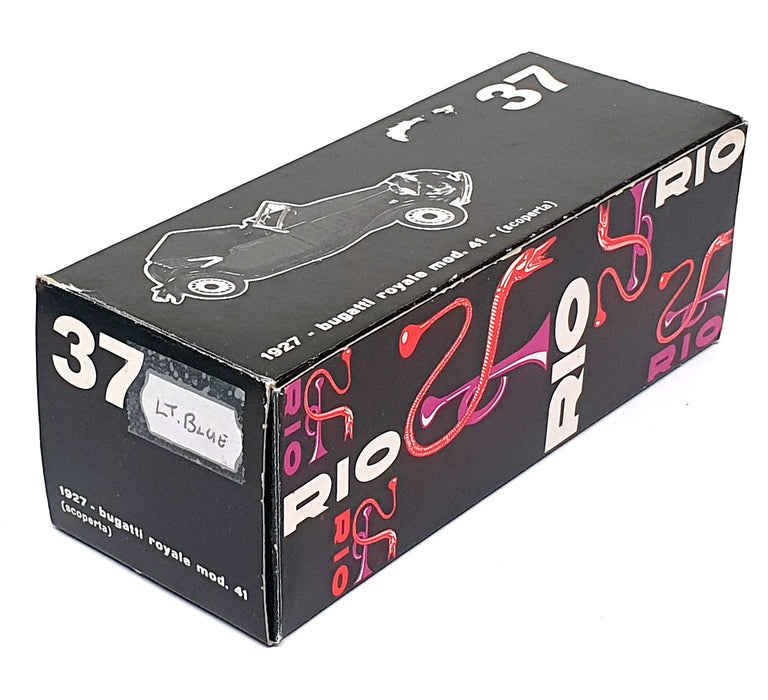 Rio 1/43 Scale Diecast No. 37 - 1927 Bugatti Royale 41 - Lt. Blue
