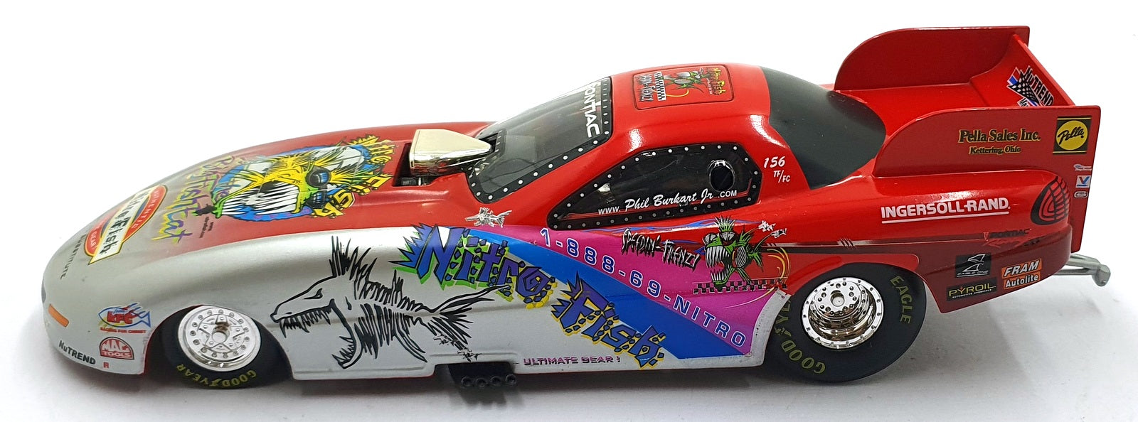 Action 1/24 Scale Diecast P249929605 Pontiac Funny Car Dragsters 1999 Burkart Jr