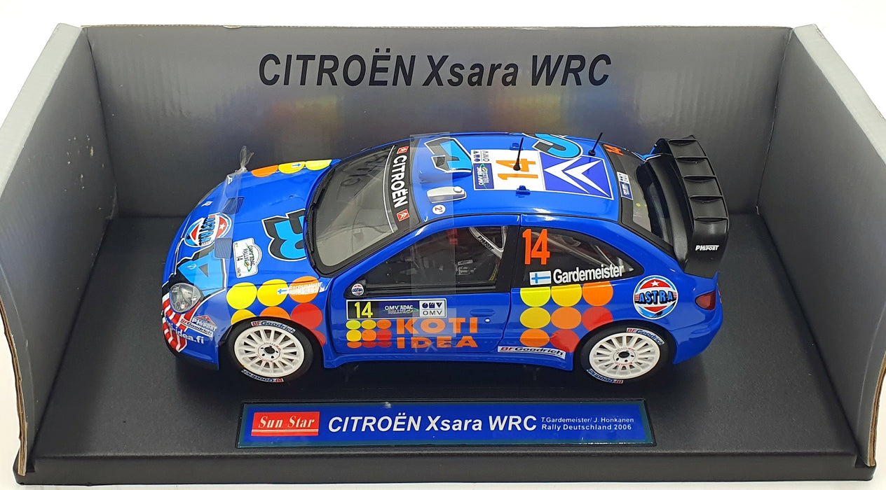 Sun Star 1/18 Scale 4428 - Citroen Xsara WRC 2006 Deutschland #14 T.Gardemeister