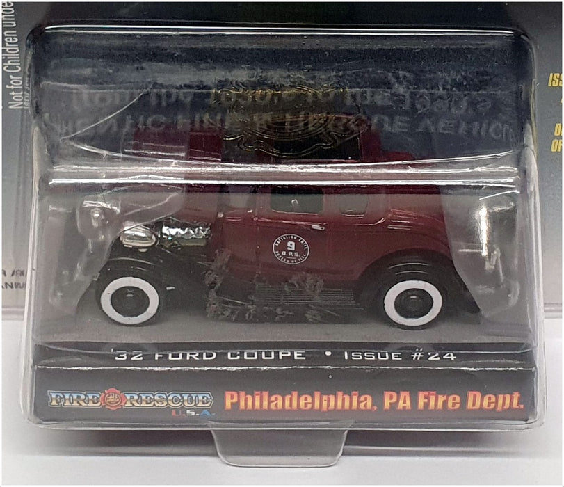 Racing Champions 1/64 Scale 94720 - 1932 Ford Coupe - Philadelphia FD