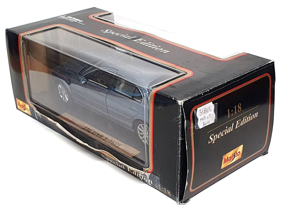 Maisto 1/18 Scale Diecast 31865 - 1999 Jaguar S Type - Met. Lt. Blue